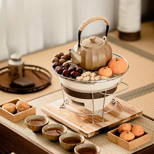 Pumpkin Pot Tea Boiling Set with Travel Bag