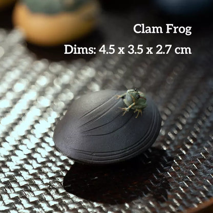 Zisha Water-Spraying Tea Pet-Watermelon Frog