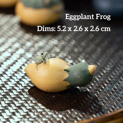 Zisha Water-Spraying Tea Pet-Watermelon Frog