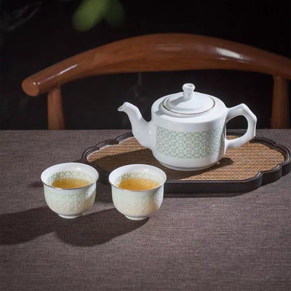 Gold-Trimmed Delicate Golden Bell Cup - 60ml