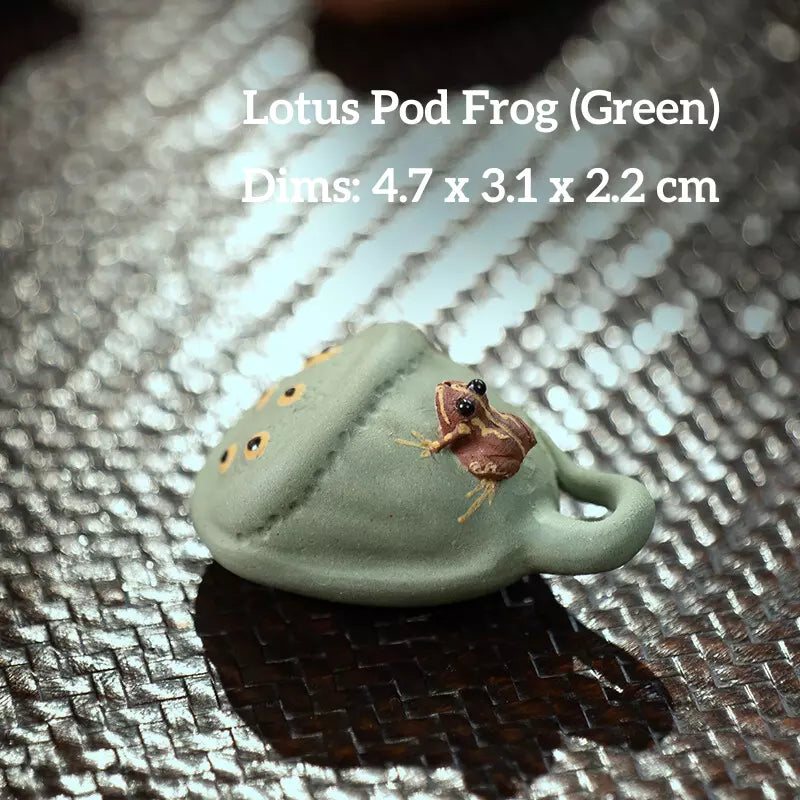 Zisha Water-Spraying Tea Pet-Watermelon Frog