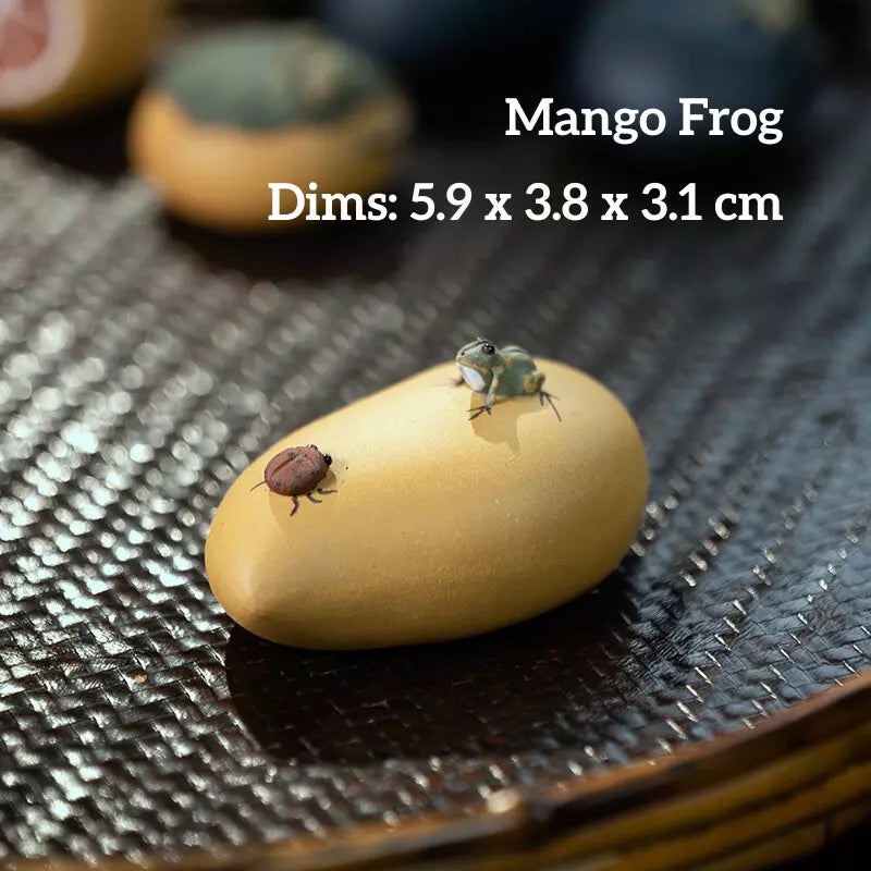 Zisha Water-Spraying Tea Pet-Watermelon Frog