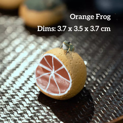 Zisha Water-Spraying Tea Pet-Watermelon Frog