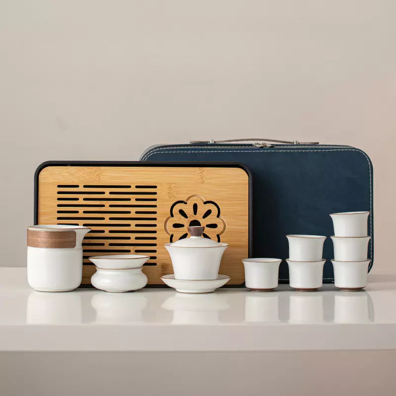 Portable Ru Yao Tea Set