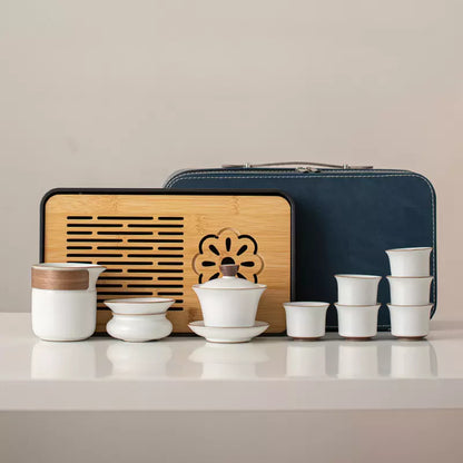 Portable Ru Yao Tea Set