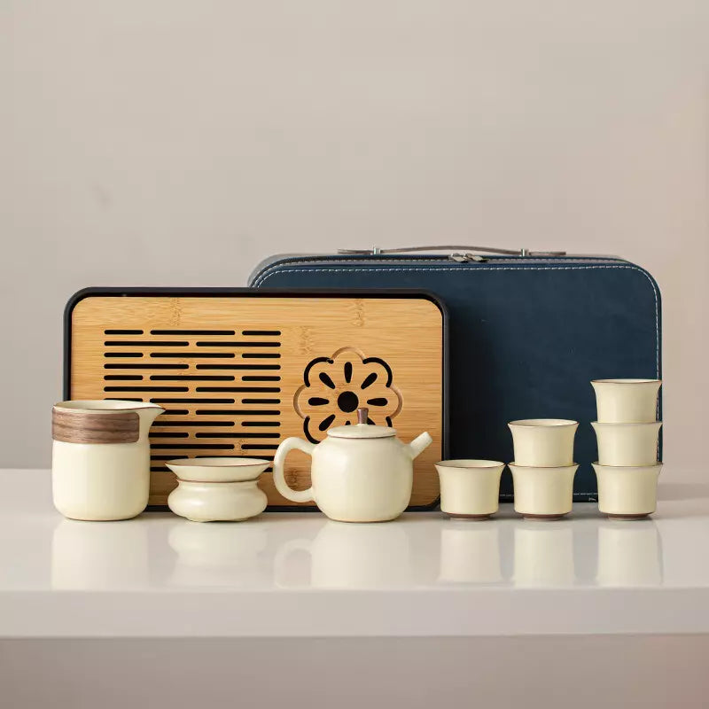 Portable Ru Yao Tea Set