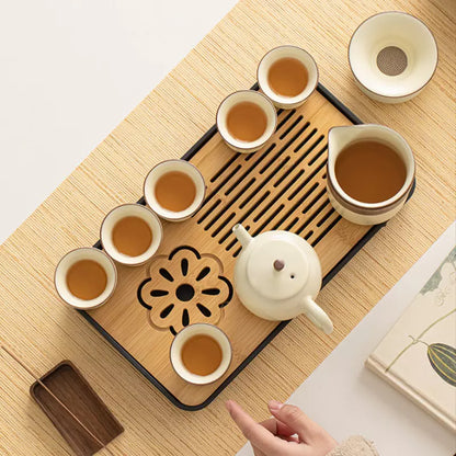 Portable Ru Yao Tea Set