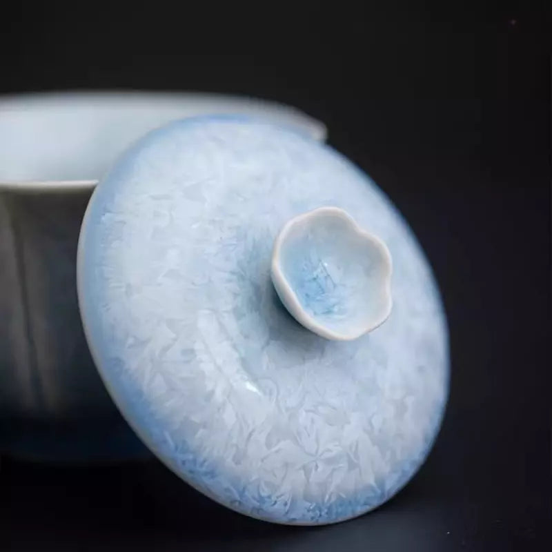 Blue Ice Crystalline Glaze 100ML Gaiwan
