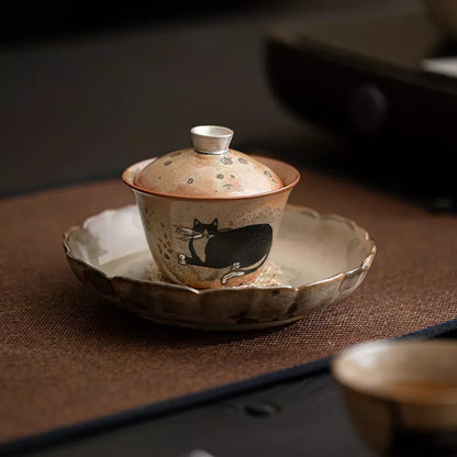 Woshan Gaiwan 100ML- Dongli Cat