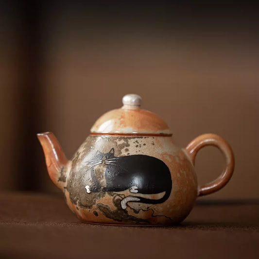 Duanli Teapot 110ML- Dongli Cat
