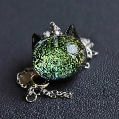 Cat Glass Pendant